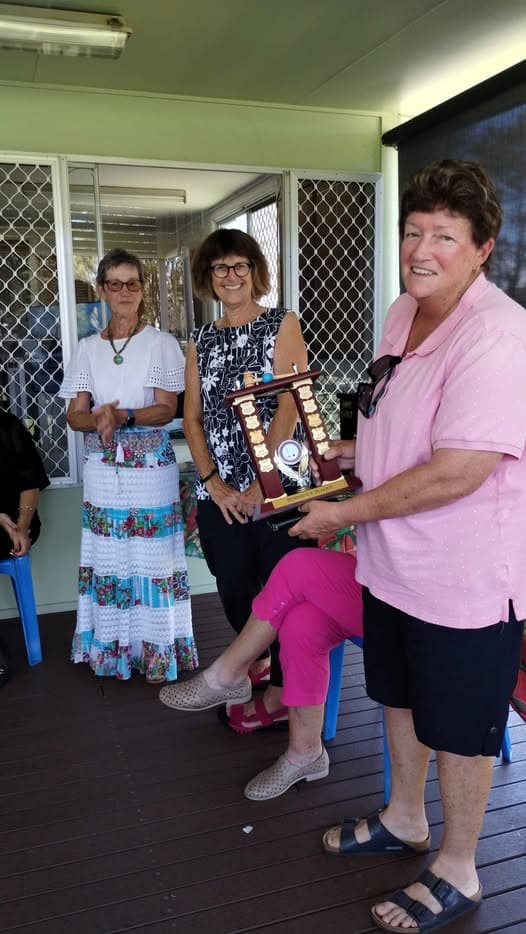 Desley Bischoff wins the Peninsular Plarque