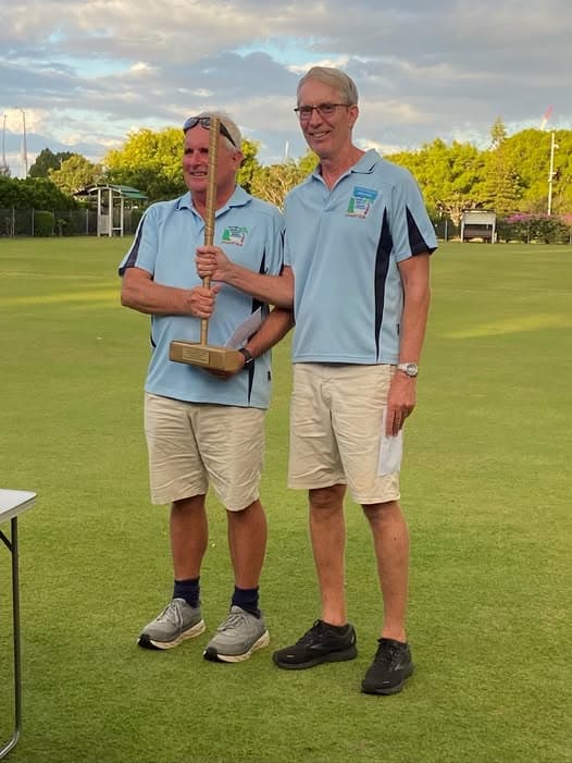 Malcolm and Chris win Golden Mallet at Southport