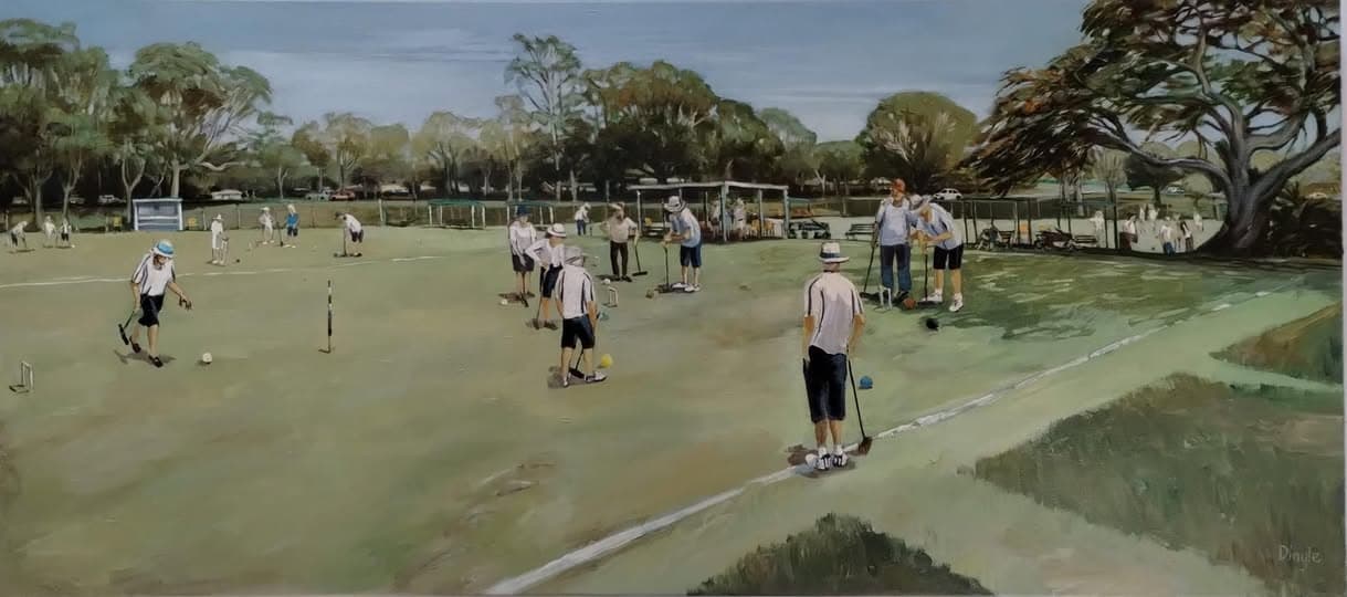 A Morning on the Eildon Green by Nan Dingle Stone