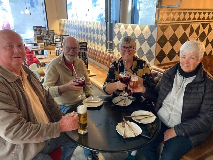 Caloundra members run into familiar faces in Barcelona