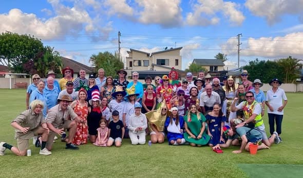 Tallebudgera Recreation Centre team hosts Christmas party on our courts