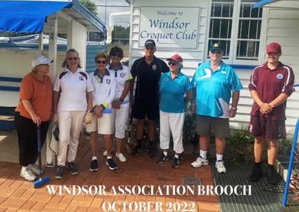 Windsor Monthly Association Brooch played despite wet weather