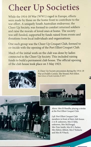 Port Elliot days remembered by Cheer Up Croquet Club