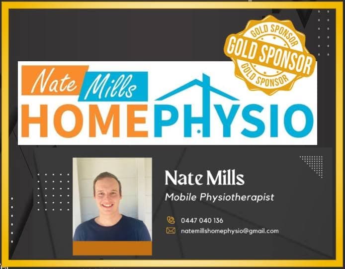 Thanks to Nate Mills Home Physio for sponsoring