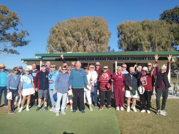 Queensland wins Border Trophy 14–10 at Burleigh Heads Palm Beach; Ann takes Windsor Brooch