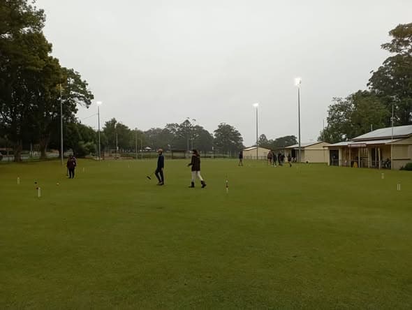 West Toowoomba croquet makes weekend top 10 list as newcomers brave rain at Come & Try