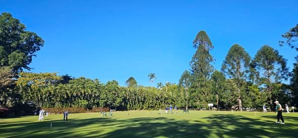 Lovely morning for Ricochet at Rockhampton