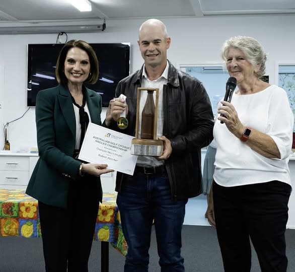Robert Fletcher and Alison Sharp win 2024 Australian GC Singles titles at Caloundra