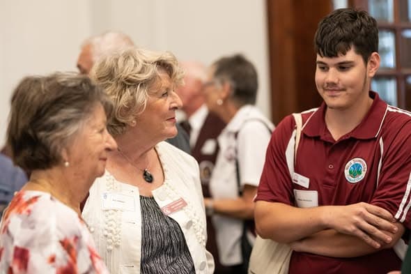 Addison and Frances at Croquet Queensland Centenary Celebrations