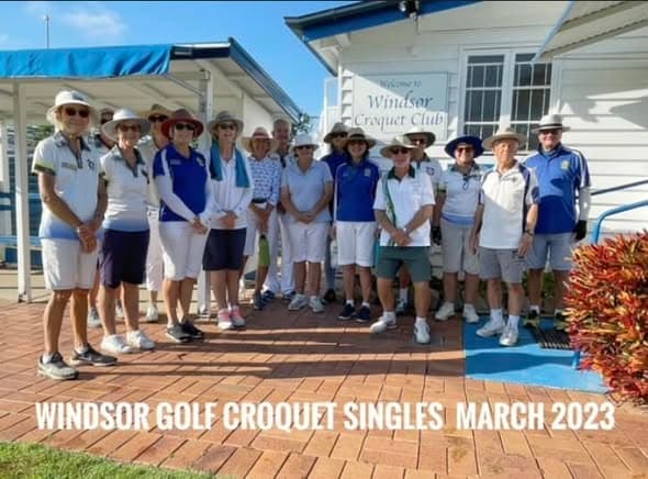 Windsor Golf Brooch played despite afternoon heat