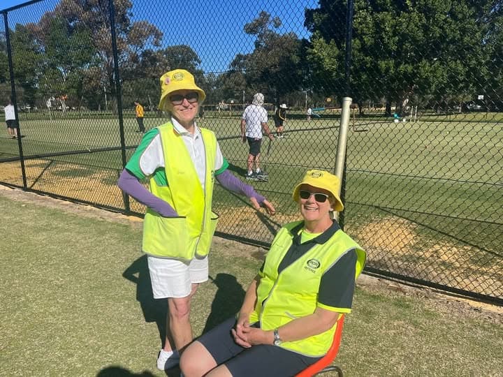Wynnum referees praised at WA v Vic match while plovers nest by number 1 court