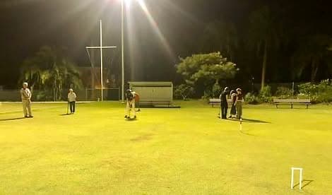Three new young players join Stephens for croquet under lights