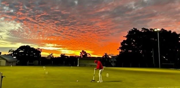 Twilight croquet on Tuesday evenings at Stephens