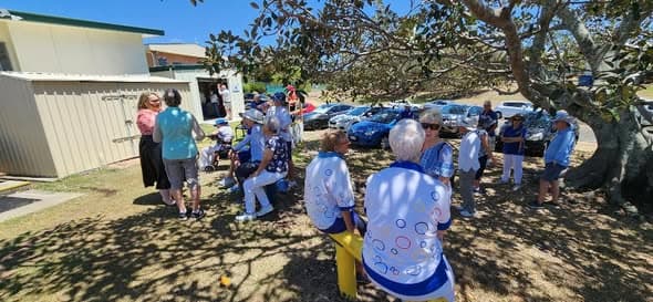 Wynnum croquet club officially opens new equipment shed