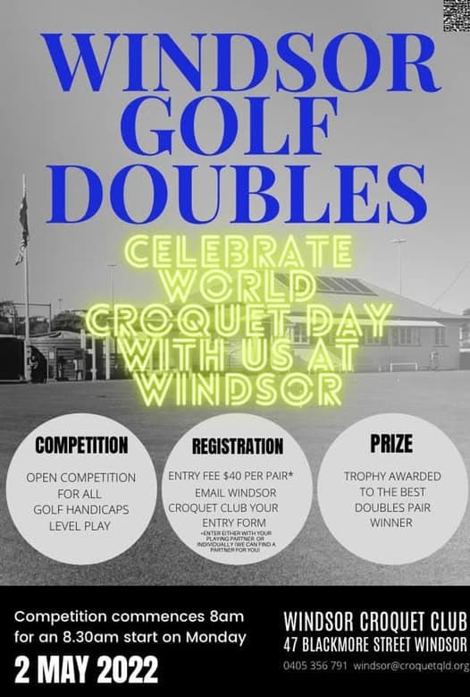 Windsor croquet returns after Brisbane floods, with entries open for 2 May event