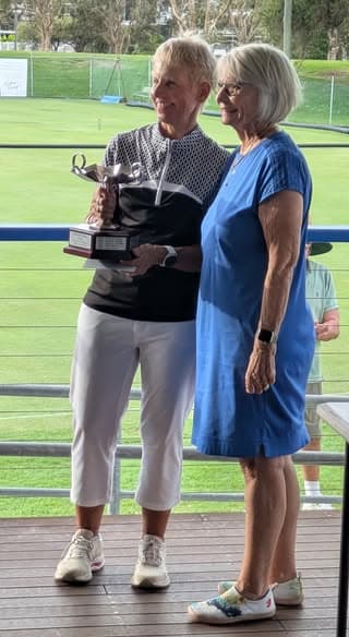 Mary wins CAQ Ladies Singles Championship at Eildon