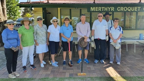 Merthyr hosts Windsor in Div 2 Golf Croquet Pennants