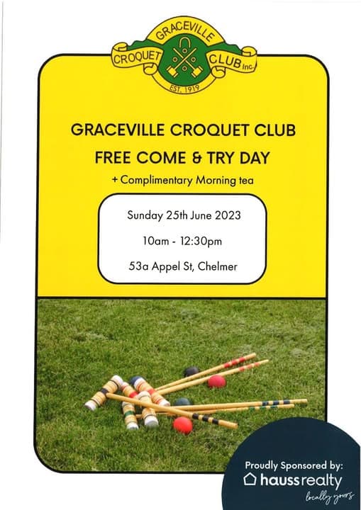 Come and Try Croquet Day at Graceville