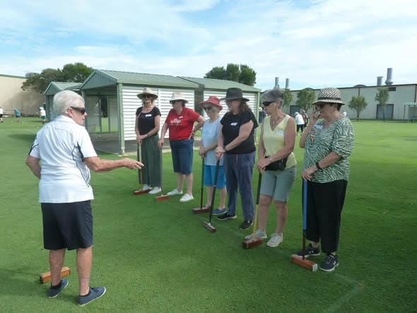 Pine Rivers welcomes 16 guests for croquet and high tea