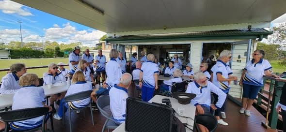 Wynnum members gather for centenary photoshoot