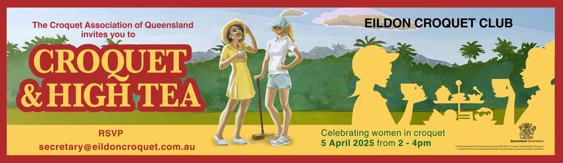 Eildon Croquet and High Tea Event rescheduled for April 5
