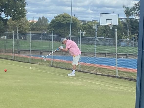 Spencer and Bates win CAQ Golf Croquet Mixed Doubles