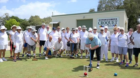 Caloundra Croquet Club opens two new lawns