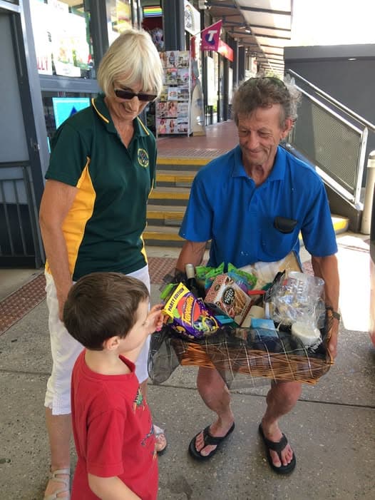 Graham family wins third gourmet basket raffle