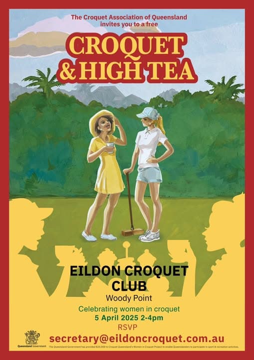 Eildon reschedules Croquet & High Tea to 5 April and unveils new trophy cabinets
