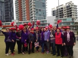 Red Hat ladies enjoy day of Golf Croquet