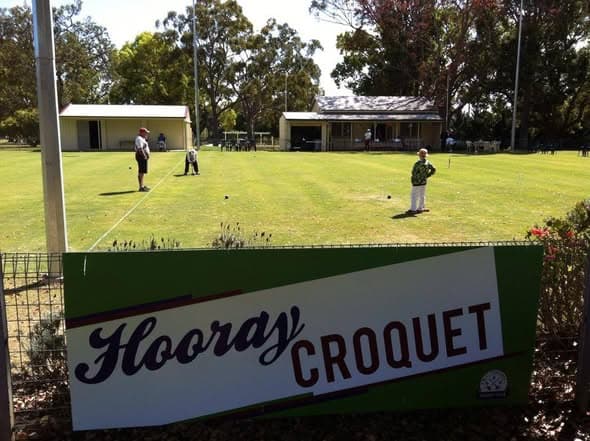 Come down to Newtown Park for croquet and a sausage sizzle