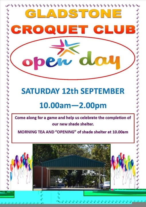 Photos from Gladstone Croquet Club