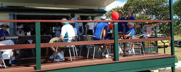 Wynnum hosts Renaissance Retirement Village for Valentine's Day croquet