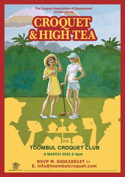 Croquet and High Tea afternoon at Toombul