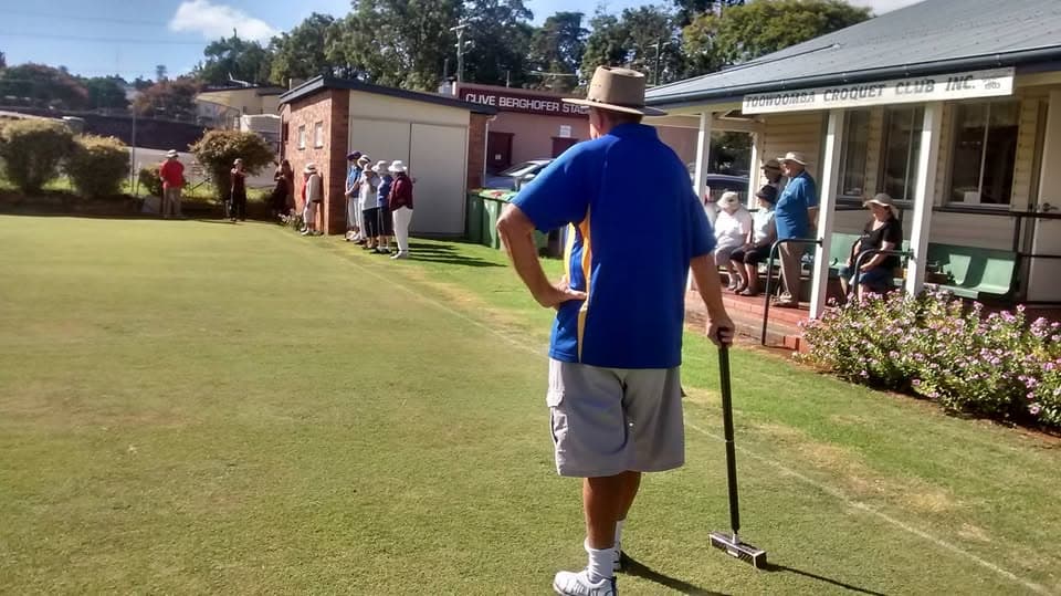 Golf croquet workshop with Geoff Hull at Toowoomba