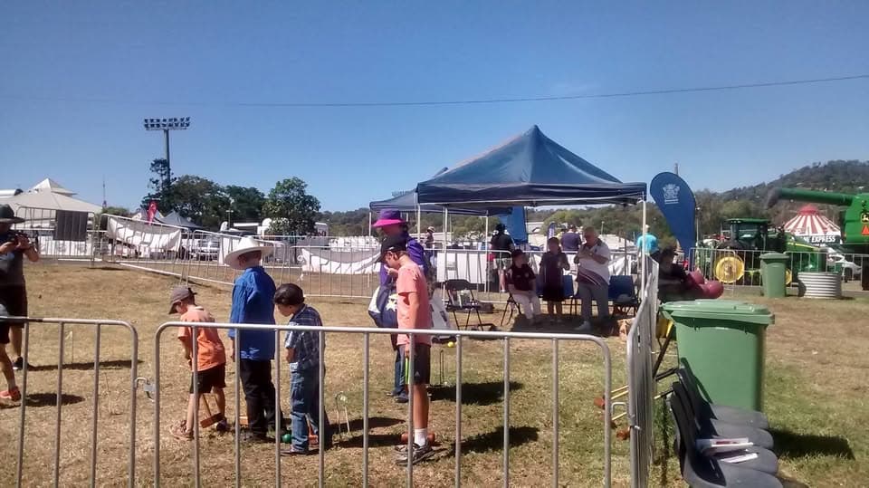 West Toowoomba invites visitors to try croquet at Toowoomba Show and Free Sports Expo