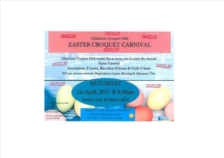 Gladstone Easter Carnival cancelled due to weather