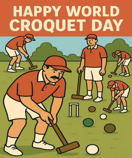 World Croquet Day at Laurel Bank Croquet Club