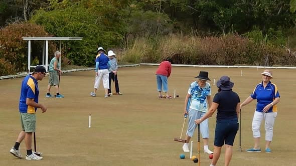 Biloela visitors and mascot Maggie join Gladstone's Come & Try Day