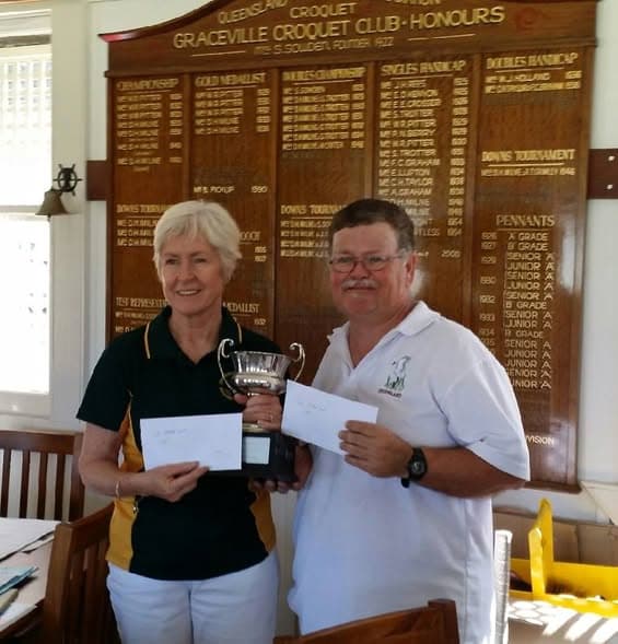 Sam Morris and Heather Knight runners-up in Mrs WR Pitter Cup