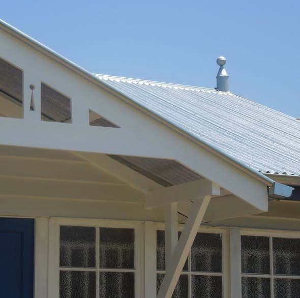Sneak peek of the new roof and painting