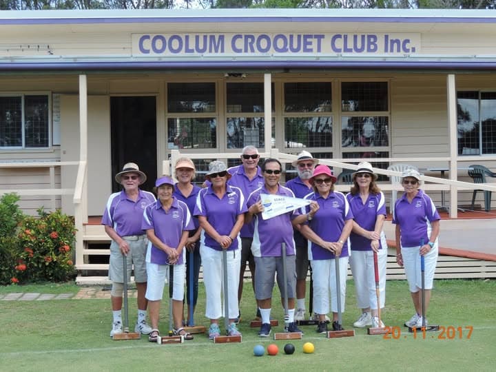 Coolum runners-up in 2017 Sunshine Coast Golf Croquet Shield