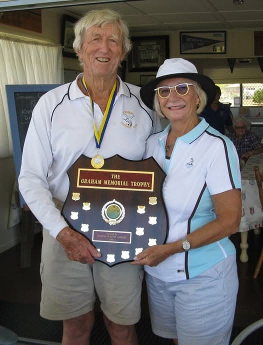 Barry Nichol receives Graham Memorial Trophy as Gold Medal prizes are presented