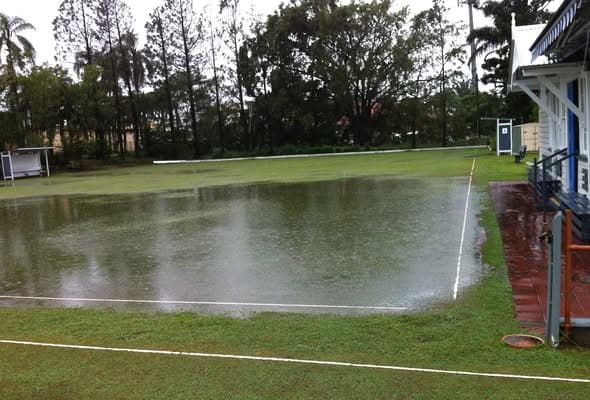Stephens members rehang Honour Boards in wet week, Neil pegs out on Court 1