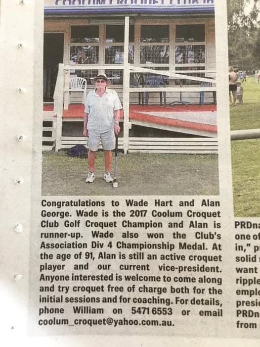 Congratulations Alan: photos from Coolum