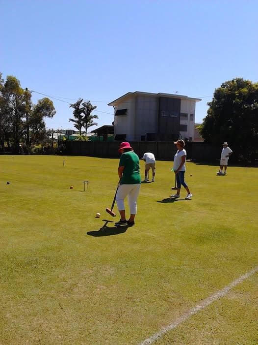 Coolum Golf Croquet Championship games under way