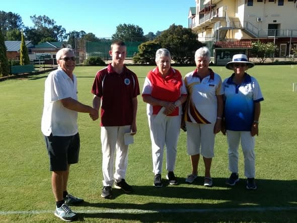 Pauline and Tim win golf croquet doubles on final day of Darling Downs Tournament