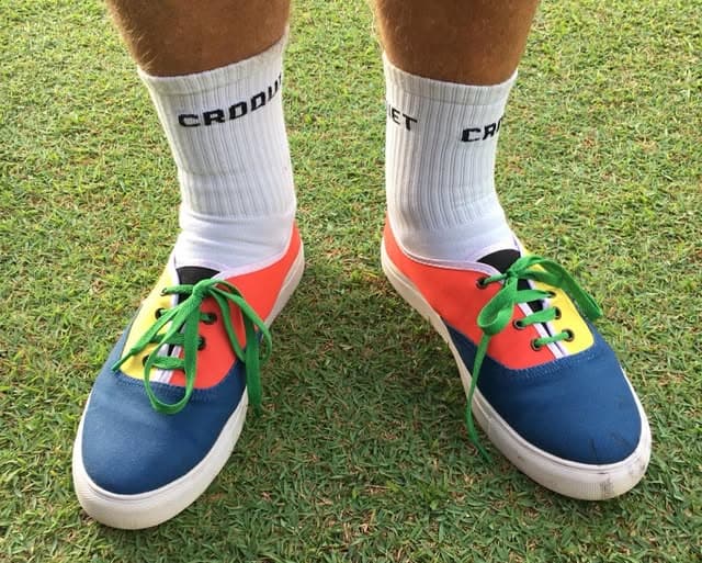 Helen David wins Stephens Easter AC tournament; primary coloured shoes off the lawn