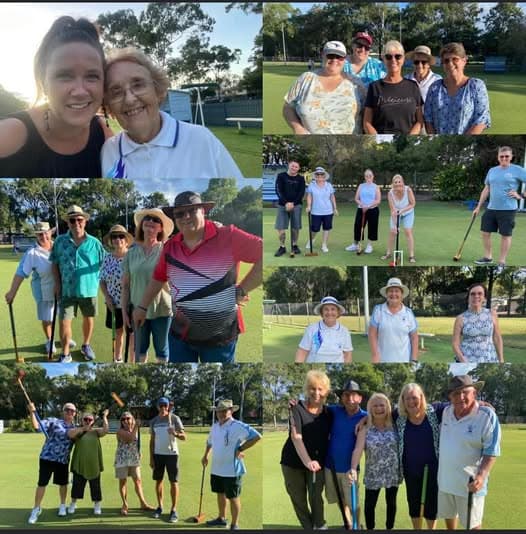 Fun evening of croquet at Hervey Bay