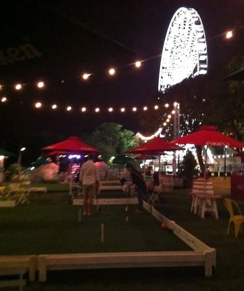 Scaled-down croquet draws crowds at Southbank